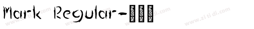 Mark Regular字体转换